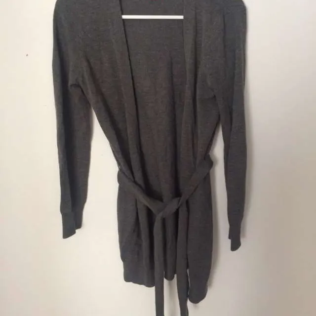 Long Sweater With Cloth Belt photo 1