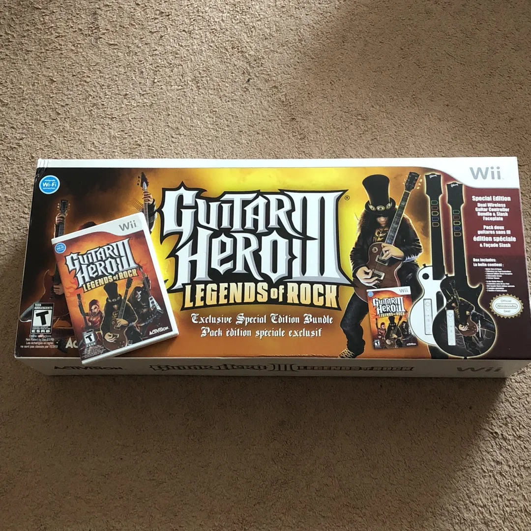 Wii Guitar Hero 3 photo 1