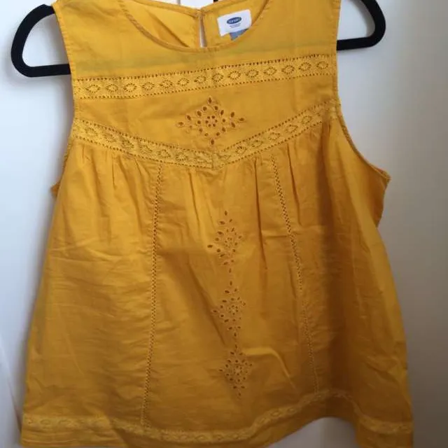 Old Navy Mustard Color Top photo 1