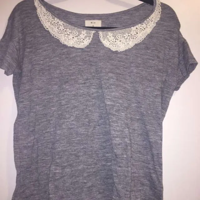 Urban Outfitters Tshirt Lace Collar photo 1
