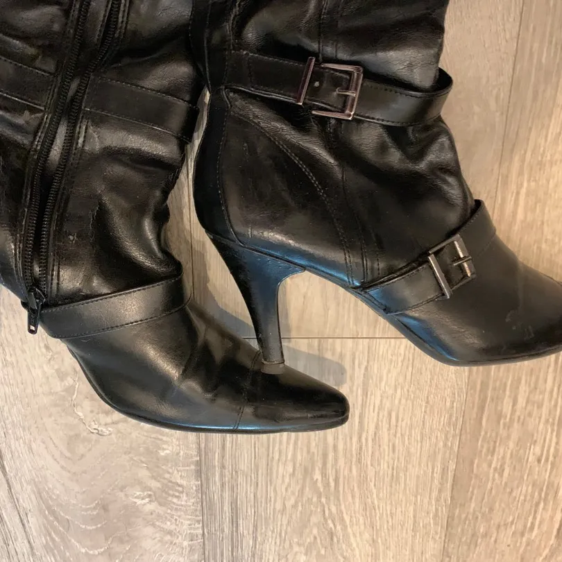 Kenneth Cole Tall Black Boots photo 4