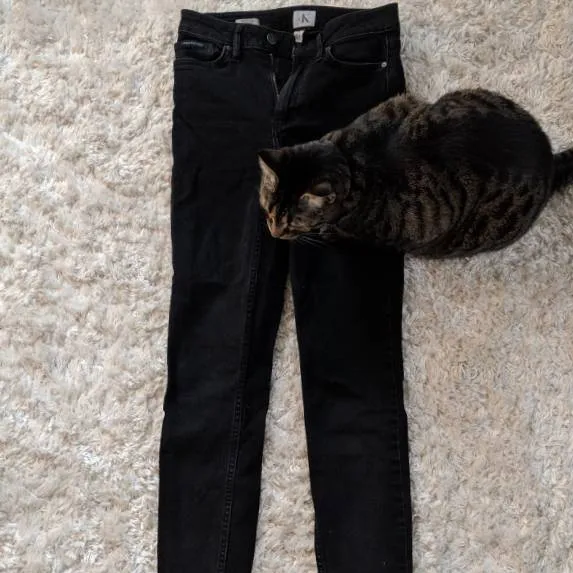 Calvin Klein black jeans photo 1