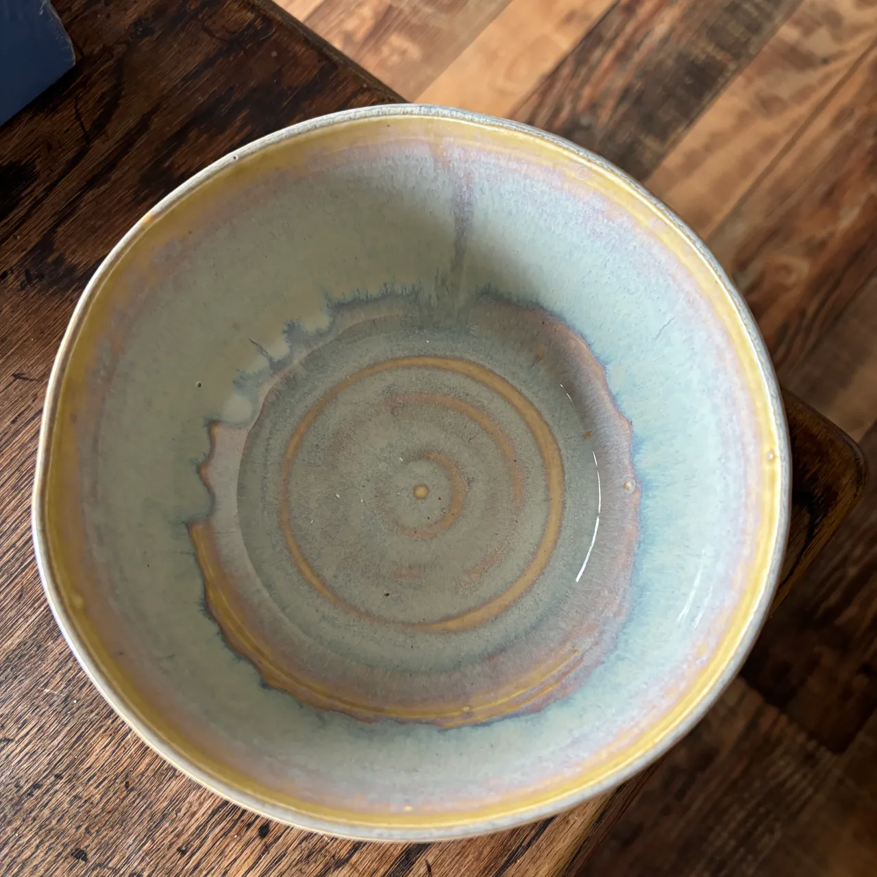 Handmade pottery medium-sized bowl photo 4