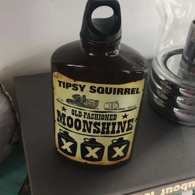 Tipsy Squirrel Reusable Water Bottle photo 1