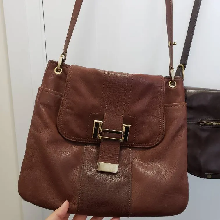 Brown Leather Purses photo 3