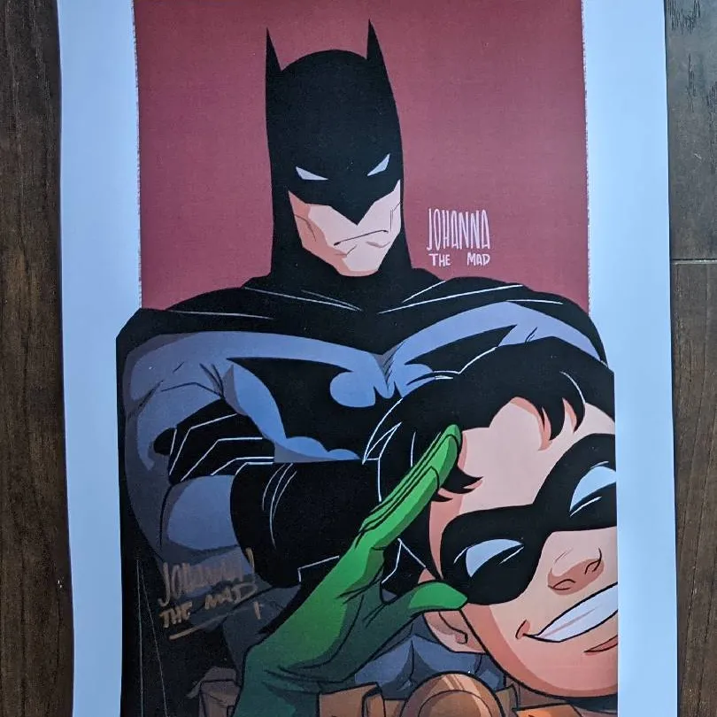 Batman And Robin Art Print photo 1