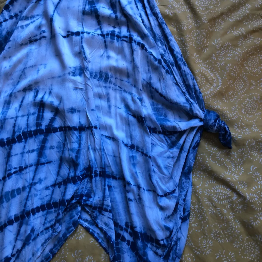 Blue tie dye American Rag Dress -medium/large photo 5