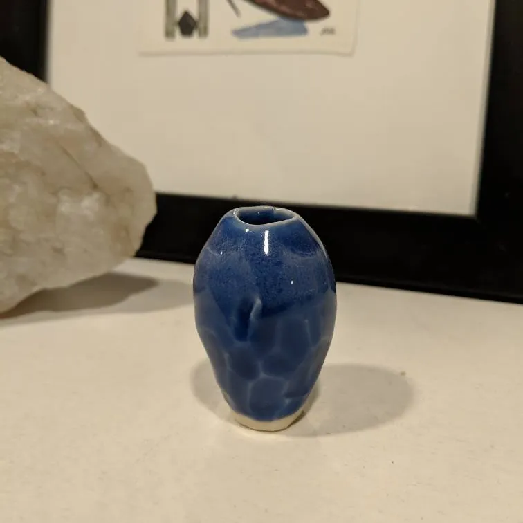 Tiny Handmade Ceramic Vase photo 1