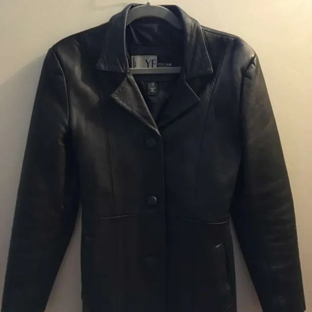 Mom Style Leather Jacket photo 1