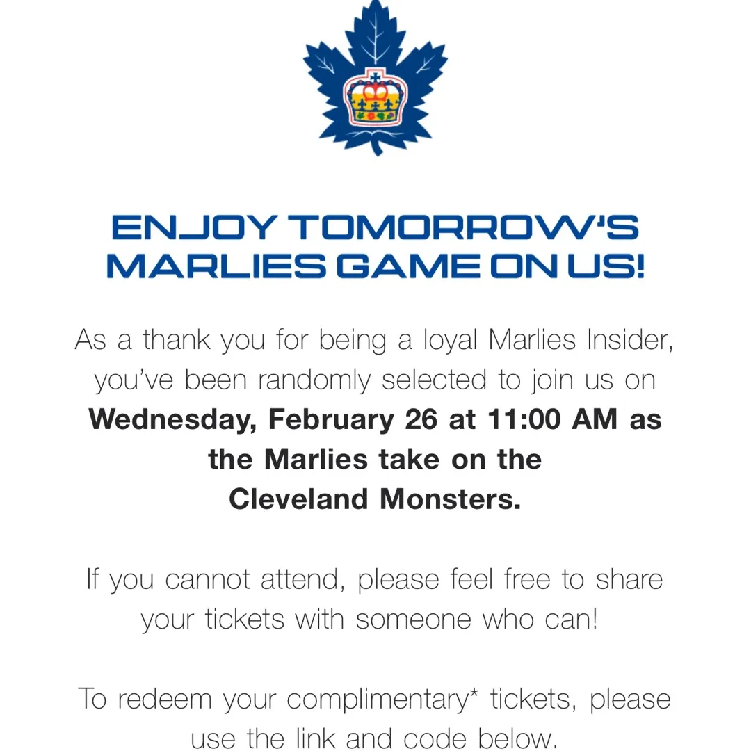 Marlies Tickets photo 1