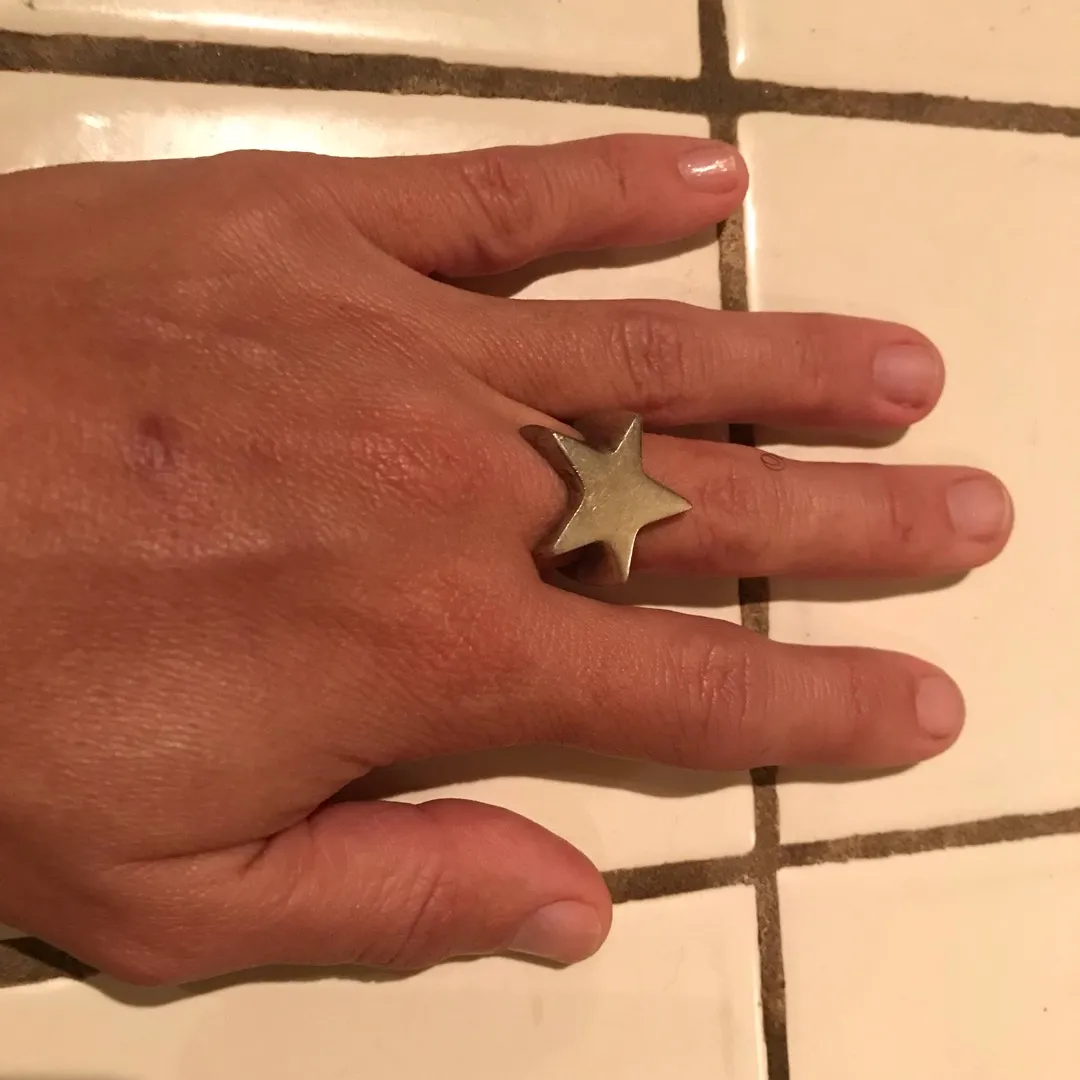 Real Silver Star ⭐️ Ring photo 3