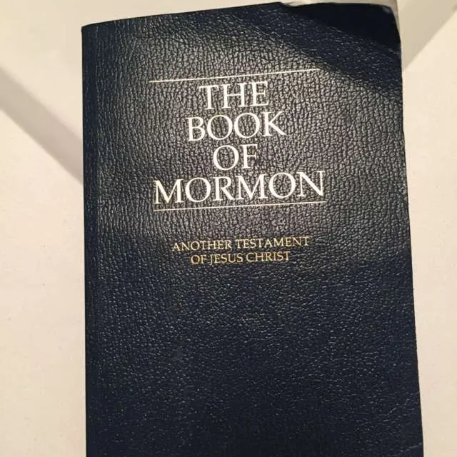 Doug Stanhope Signed Book Of Mormon photo 1