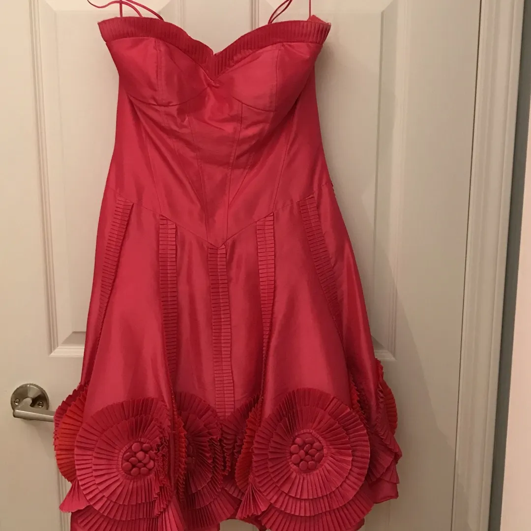 Pink Vintage Dress Size 6 photo 1