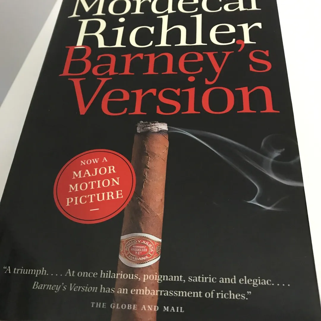 Mordecai Richler’s Nobel - Barney’s Version - Like New photo 1