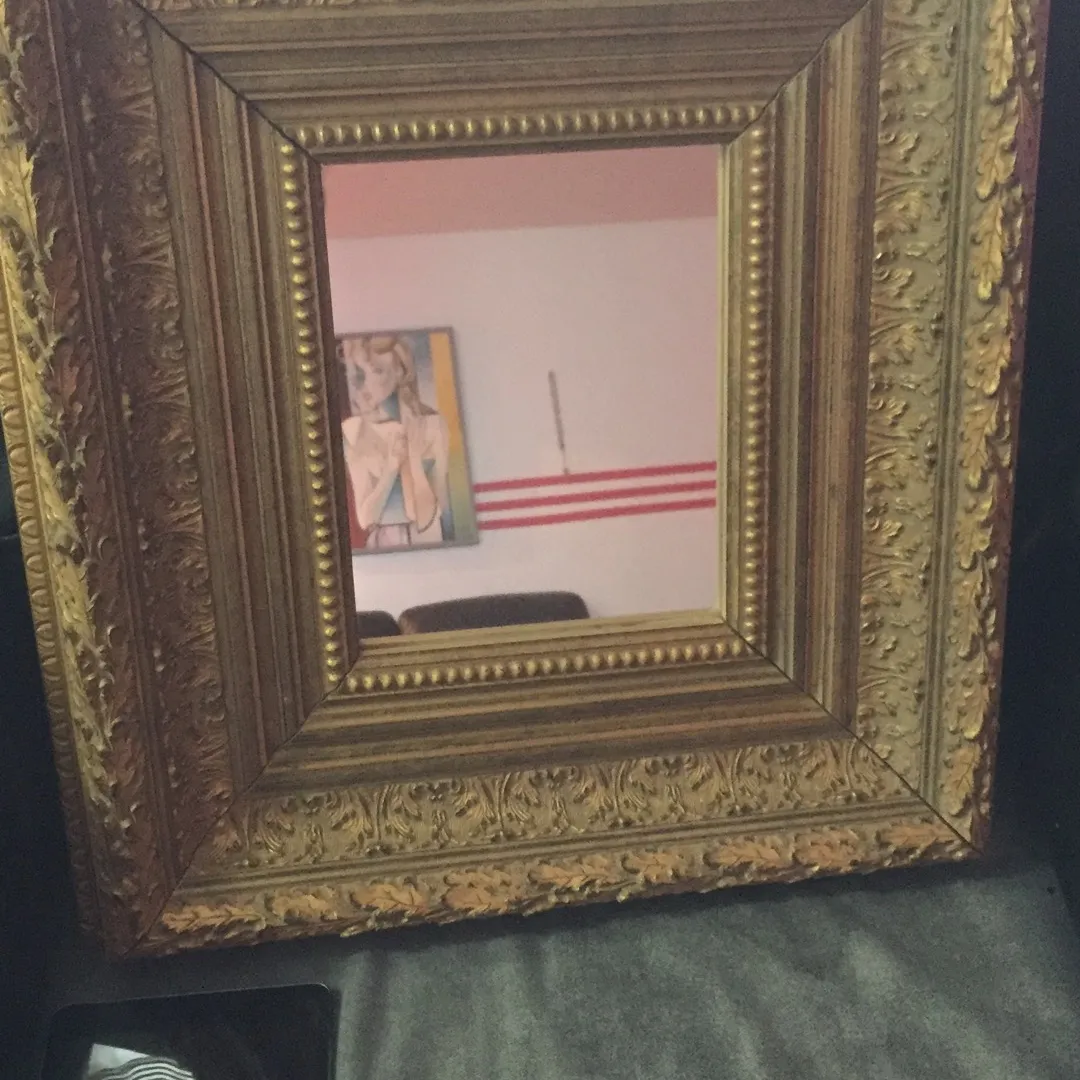 24kt Gold Framed Mirror photo 1