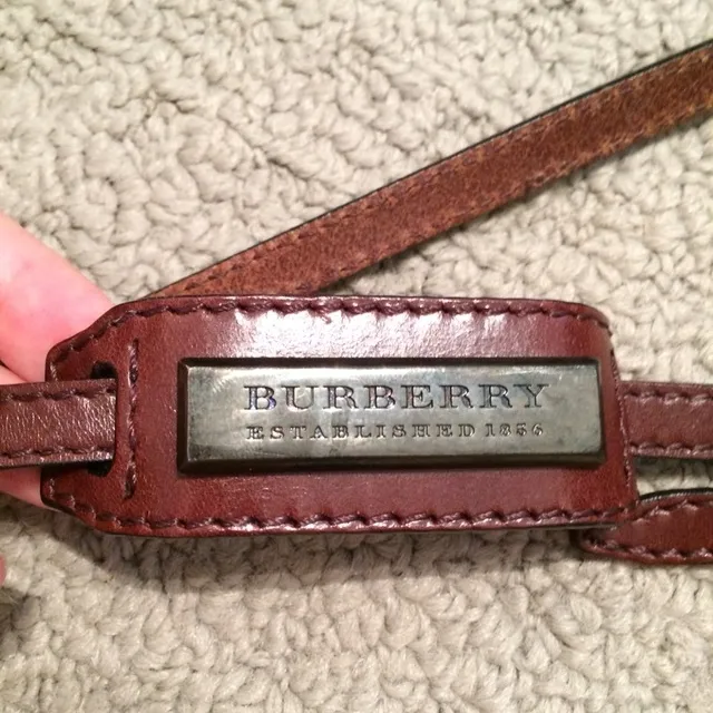 Burberry Skinny Leather Belt 36" photo 4