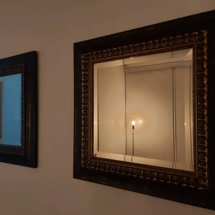 2 Matching Decorative Mirrors photo 1