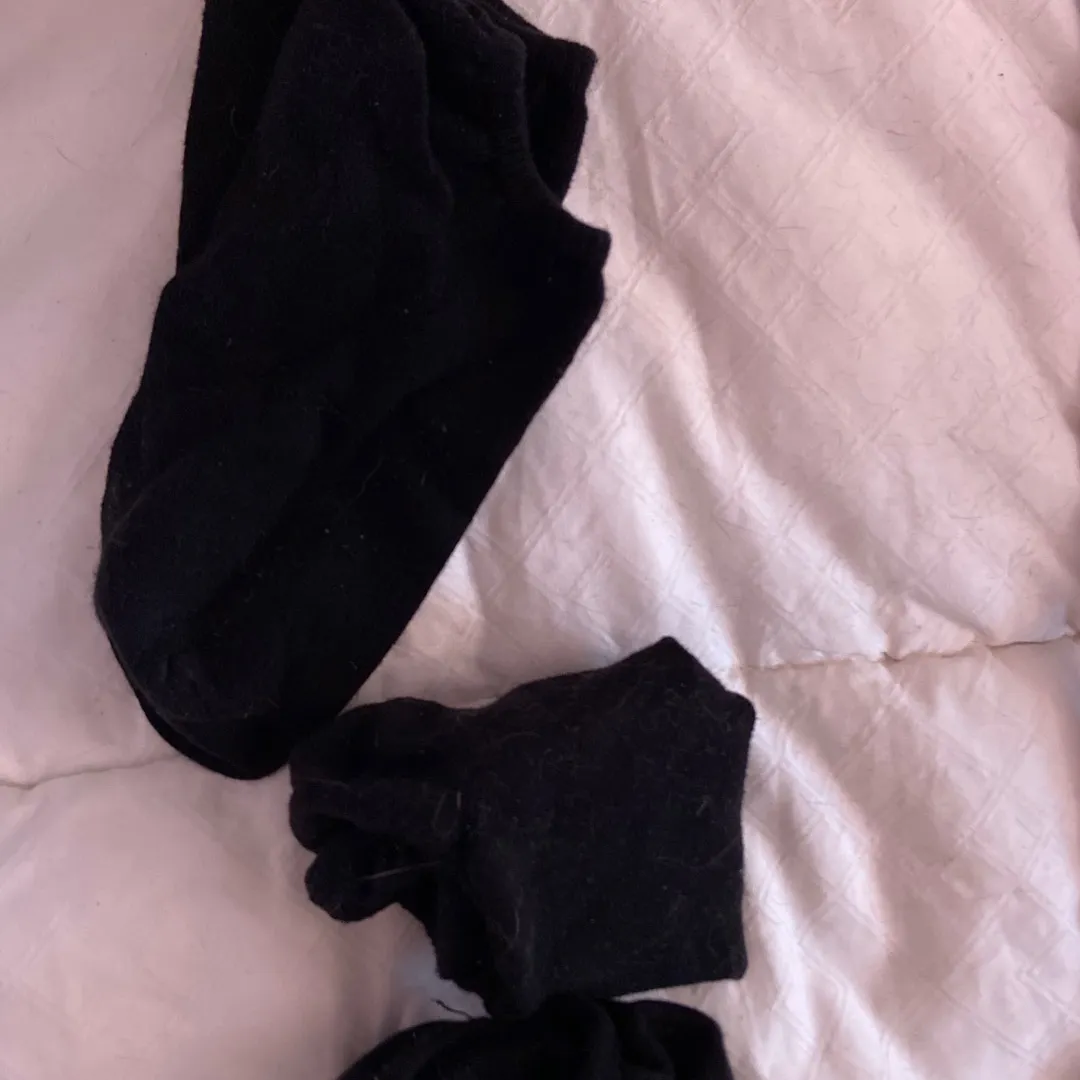 3 Pair of Black Low Ankle Socks, Women’s Size 5-8 photo 1
