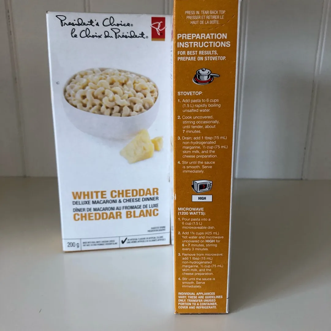 2 Boxes Of White Cheddar Mac And Cheese photo 3