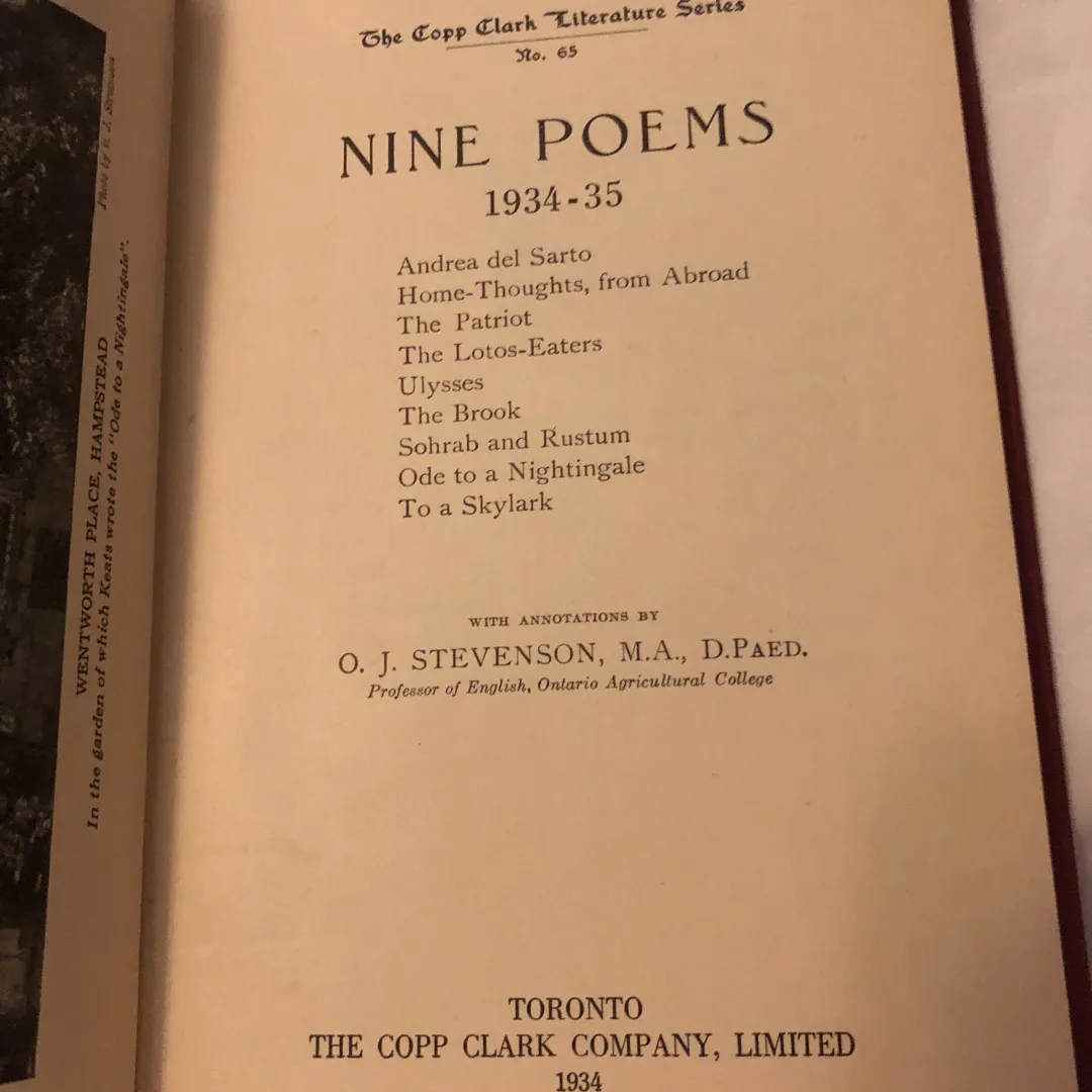 Nine Classic Poems photo 3