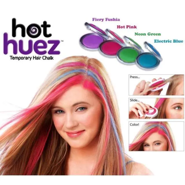 Hot Huez Temporary Hair Chalk (Set Of 4) photo 1