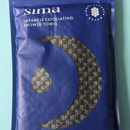 Sima® Exfoliating Antibacterial Shower Towel antibacterial silve photo 4