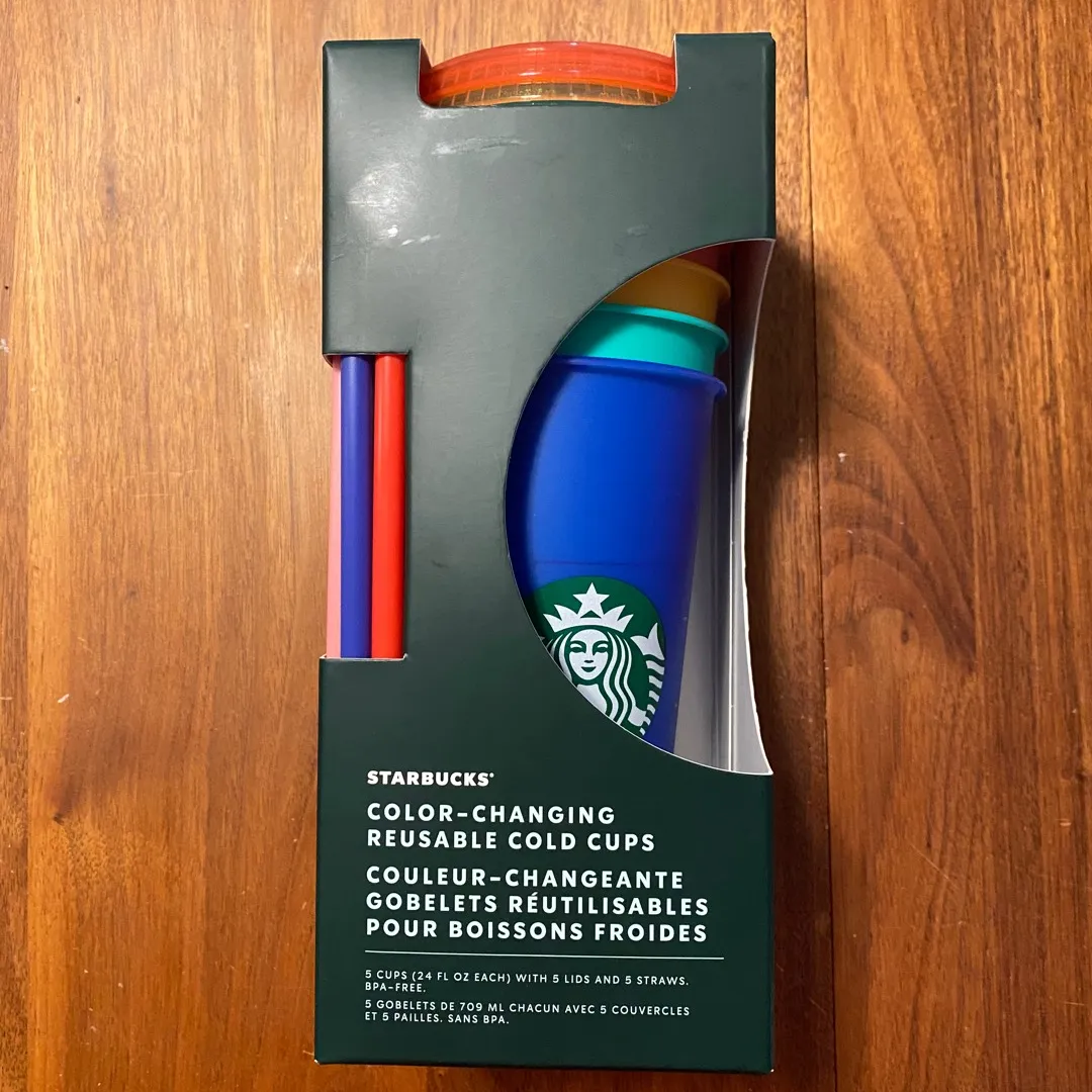 BNIB Starbucks Colour Changing Cold Cups photo 1