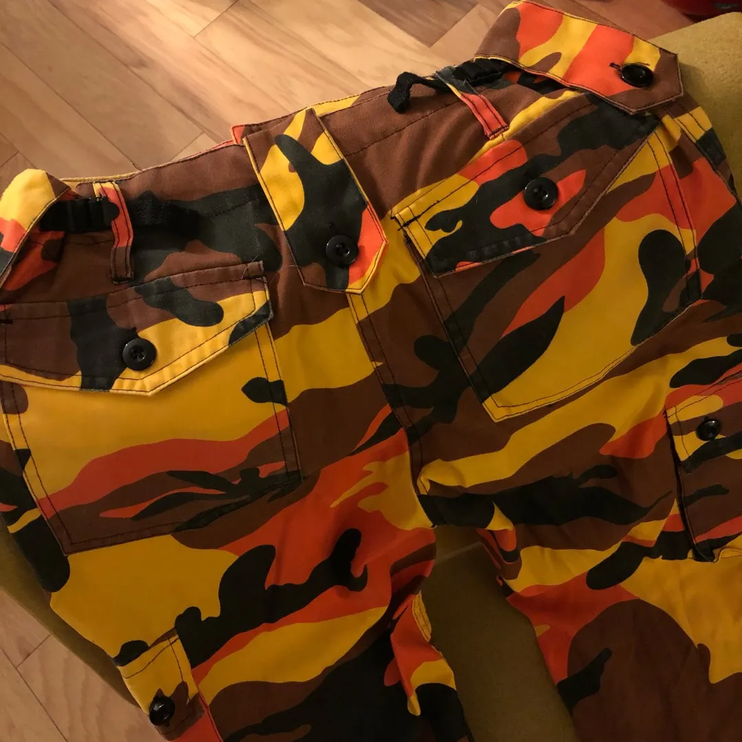 Urban Outfitters Cargo Camo Pants photo 5