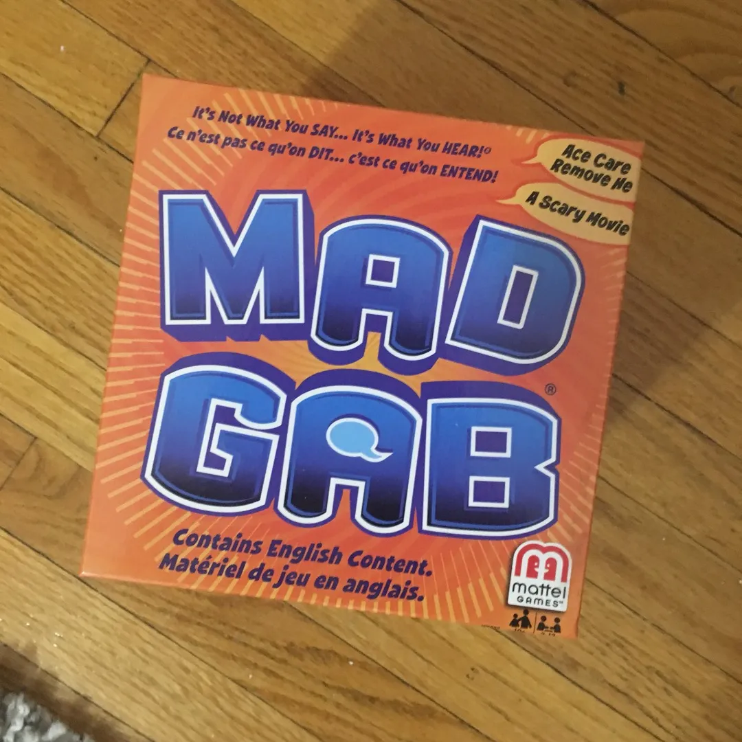 Mad Gab Game - Mint Condition photo 1