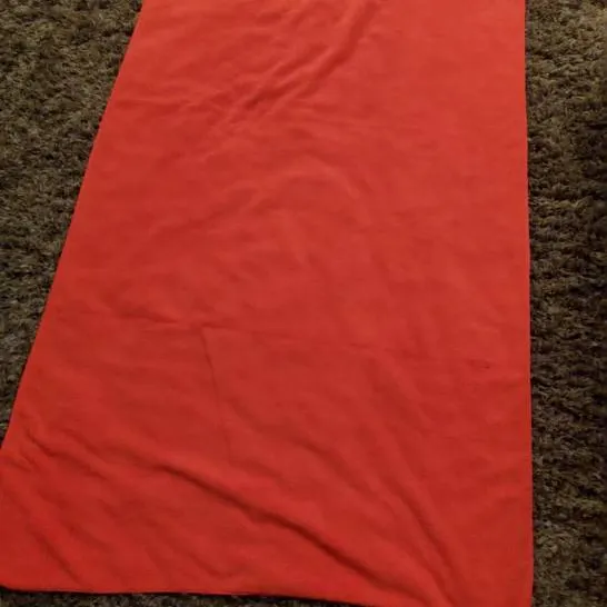 Red Microfiber Towel. Yoga/fitness Towel. photo 1