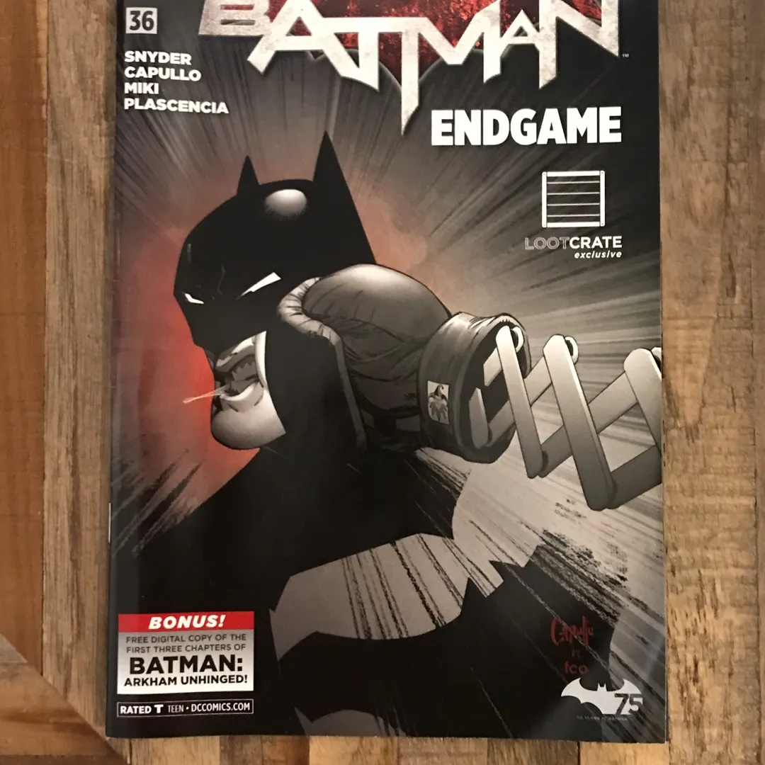 🦇 Batman “Endgame” Exclusive Comic photo 1