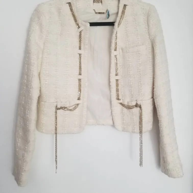 Marciano Lovely white tweed jacket -xs photo 1