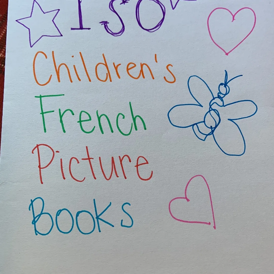 ISO French Picture Books SK Level photo 1