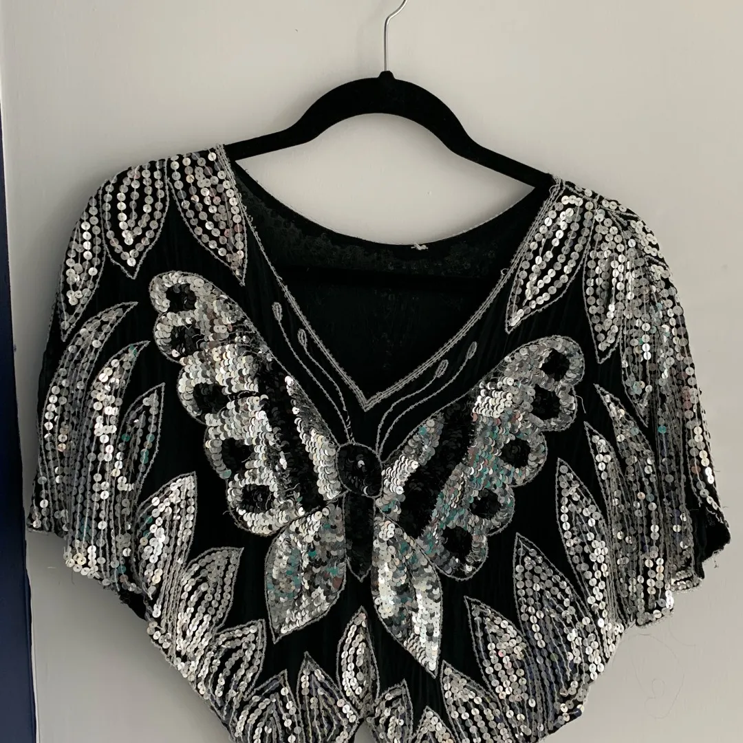 Butterfly Sequin Top photo 1