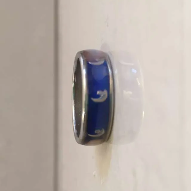 Mood Ring With Moon Signs On It photo 1