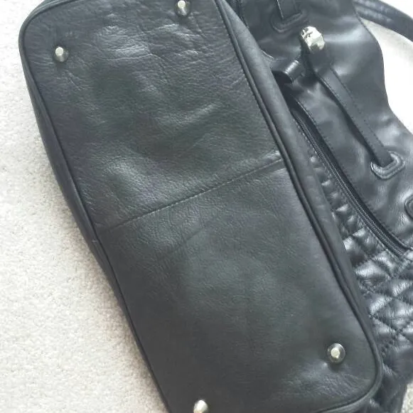 BCBG Max Azria leather purse photo 8