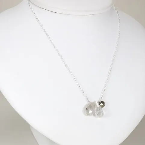 NEW Fine Jewelry Necklace - Sterling Silver x White Sapphire ... photo 4