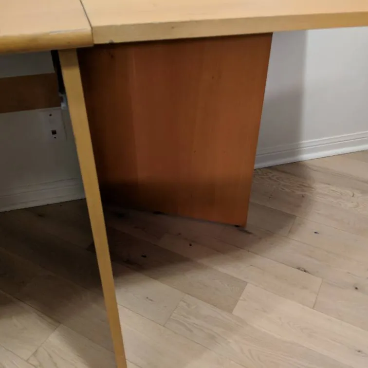 Ikea Office Desk - Wood photo 3