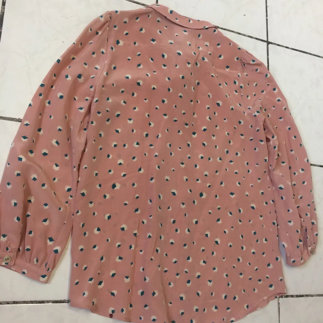 Marc By Marc Jacobs Silk Size 2 Blouse photo 5