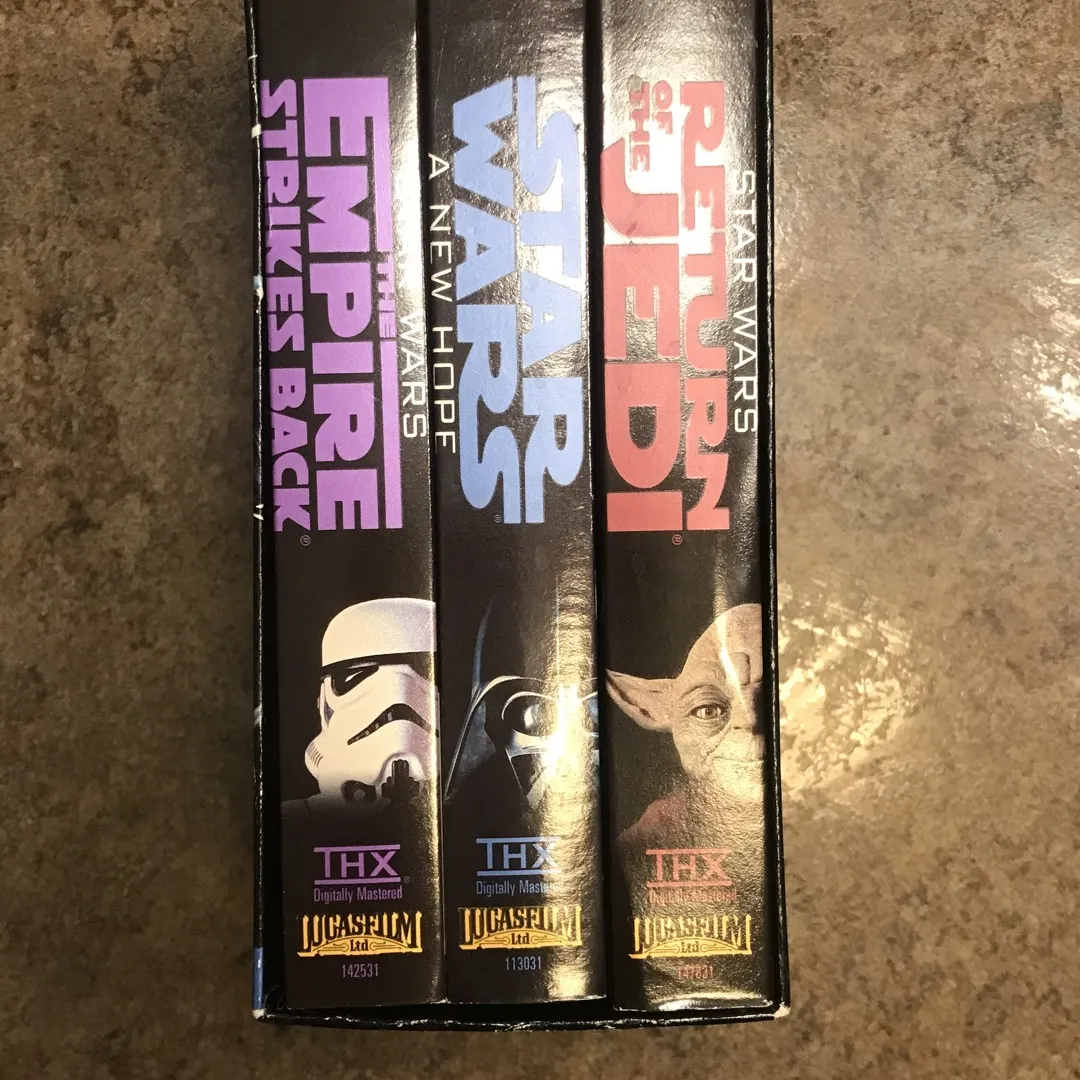 Star Wars Trilogy VHS photo 1