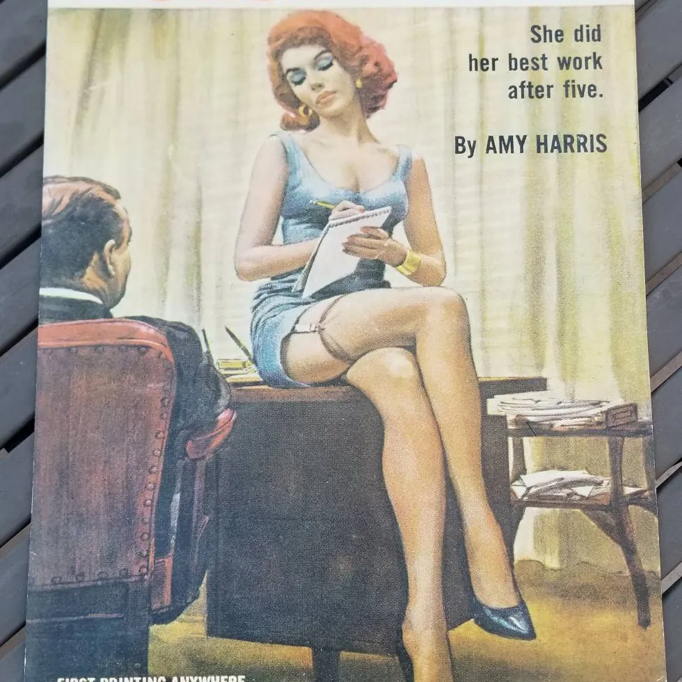 Saucy Vintage Book Cover Print photo 1