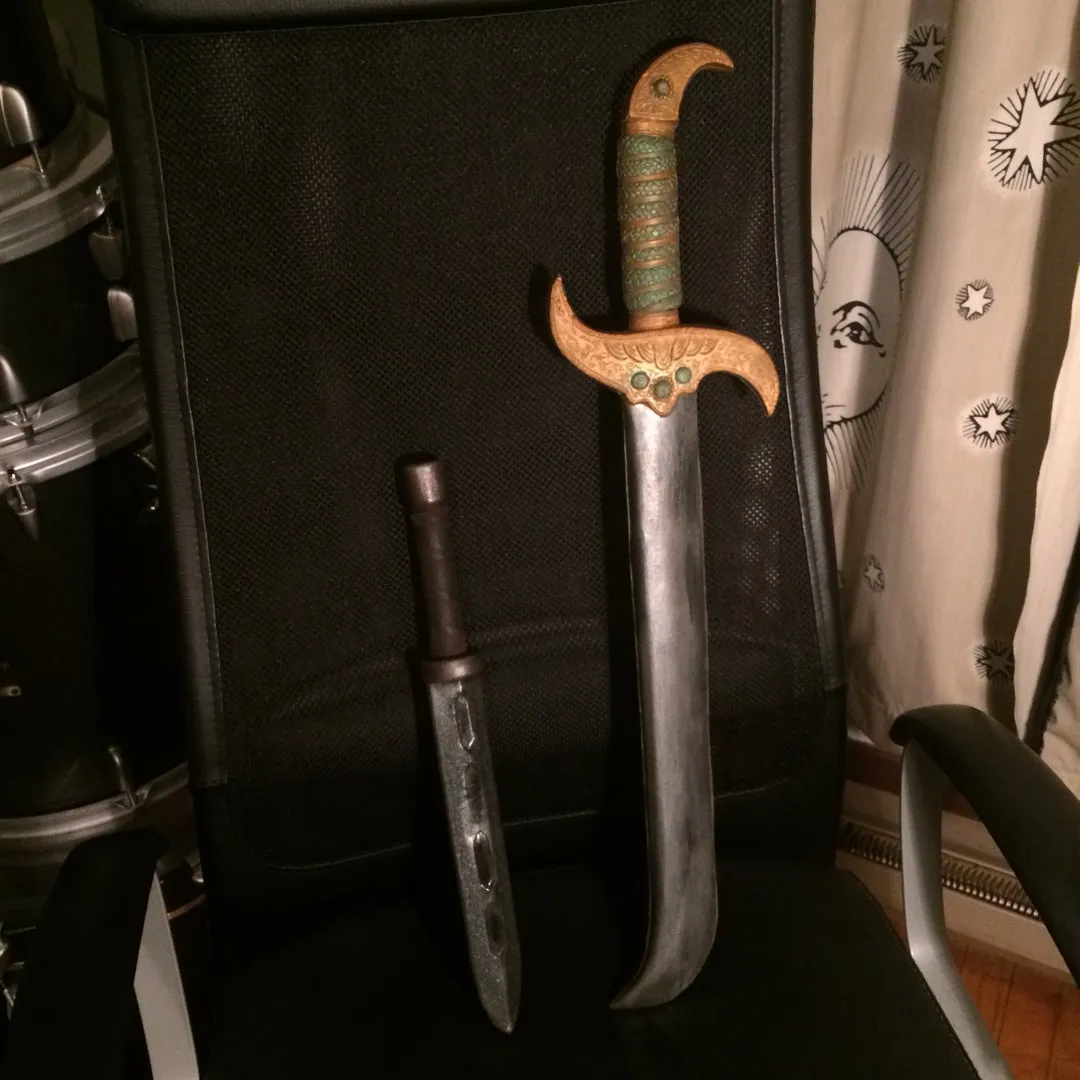 FAKE latex swords props photo 1
