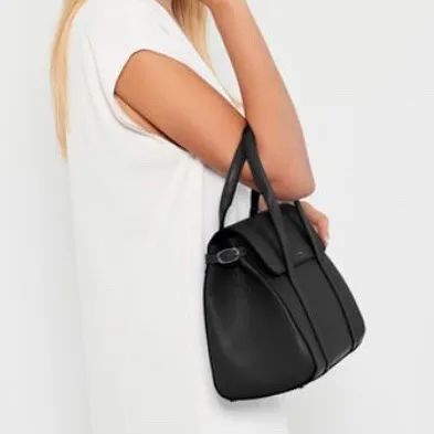 Shinola Black Leather Handbag photo 5