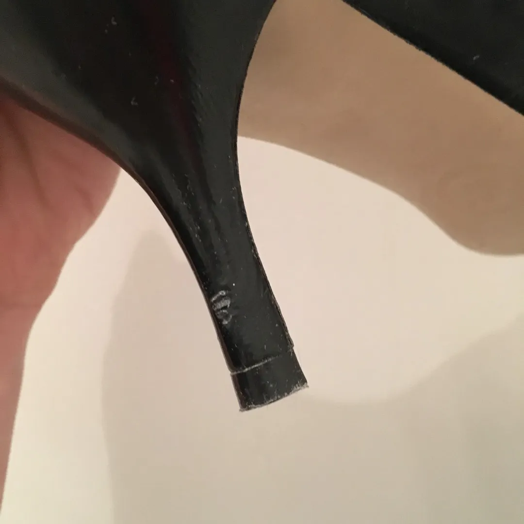Michael Kors Black Leather High Heels photo 6