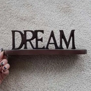 Metal "DREAM" Sign/Bookend photo 1
