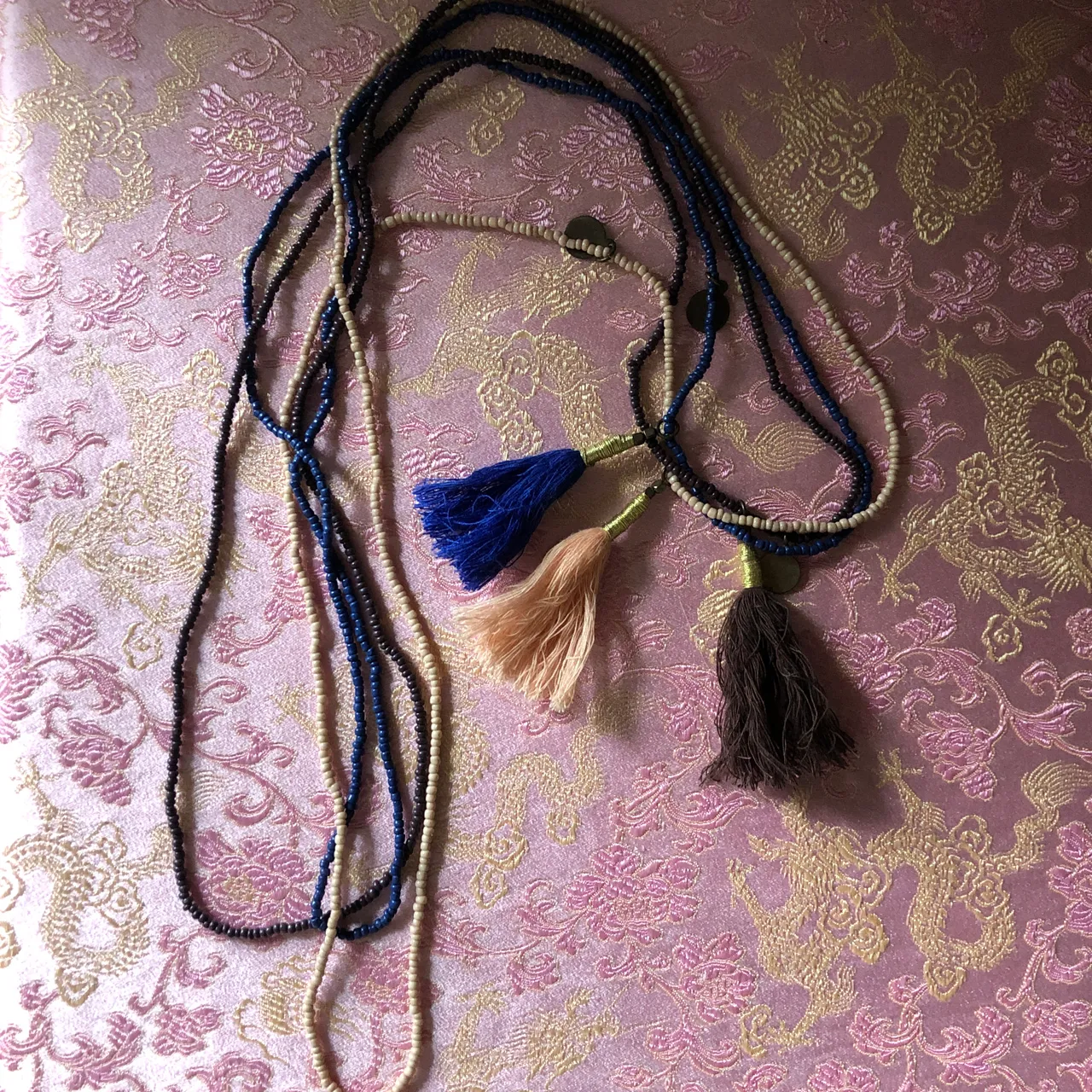 3 tassel necklaces photo 2