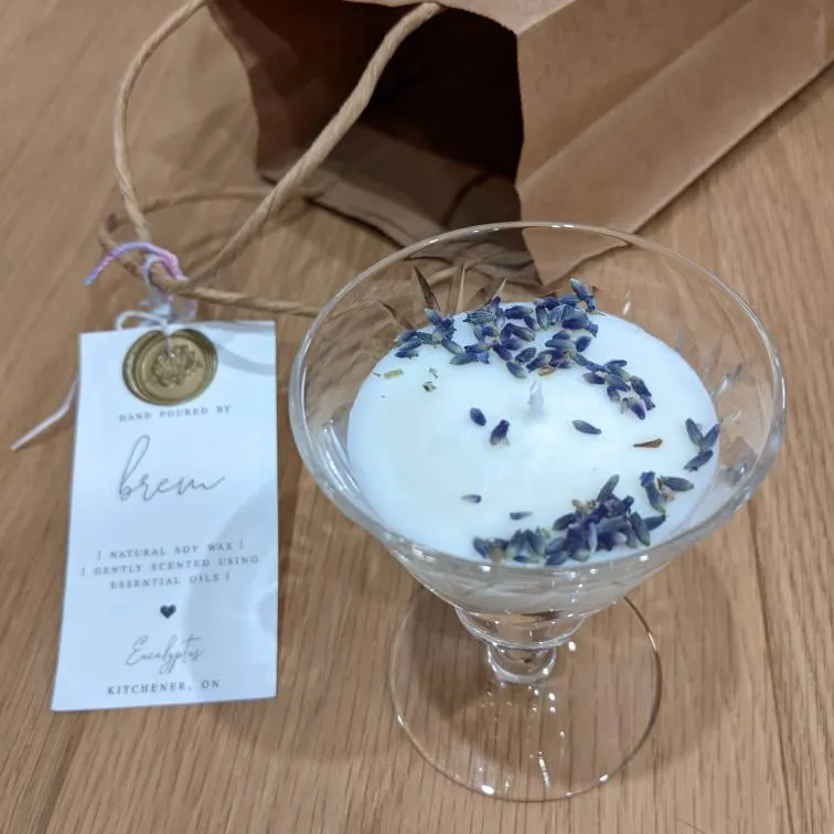 Lavender Soy Candle Gift photo 1