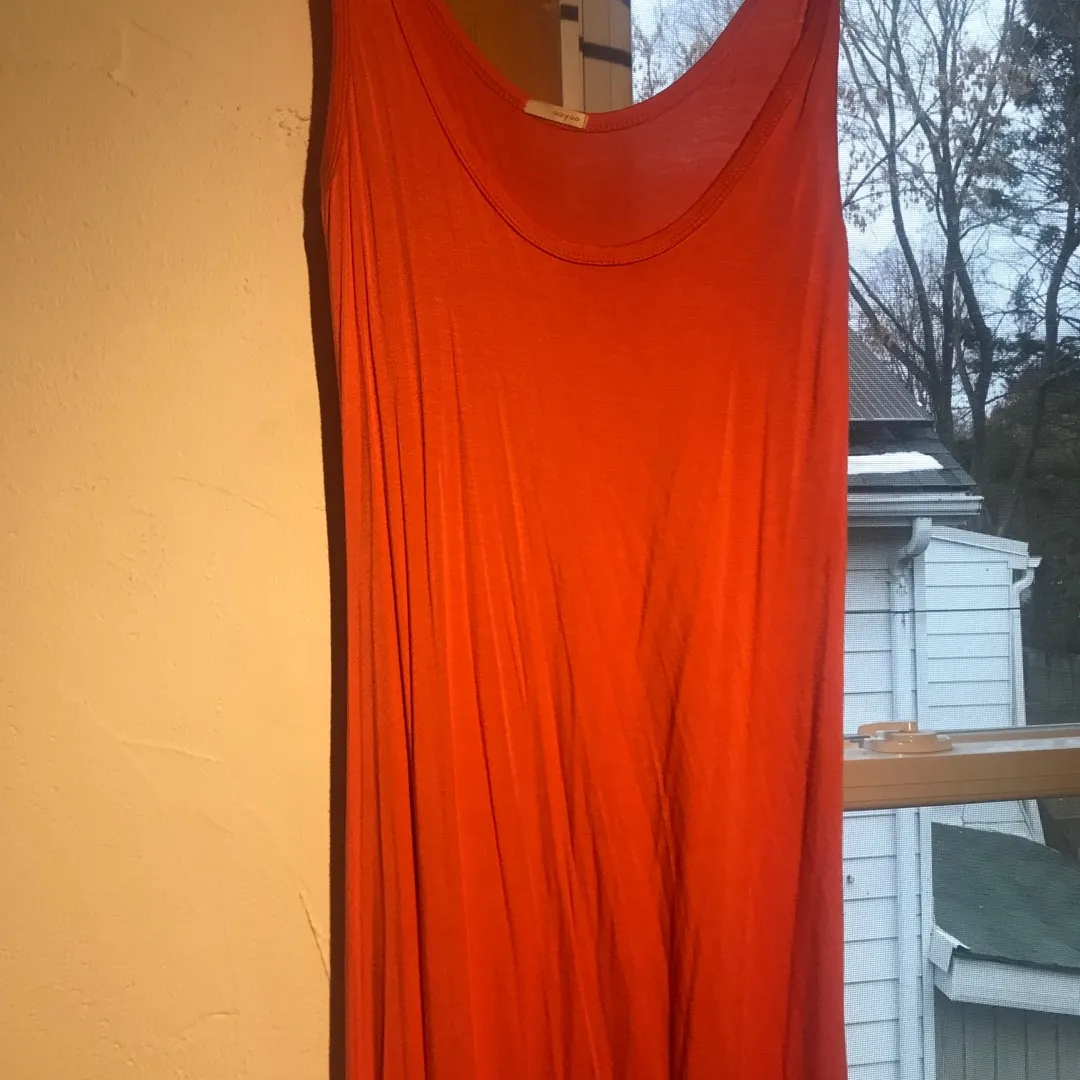 Orange Jersey Dress photo 3
