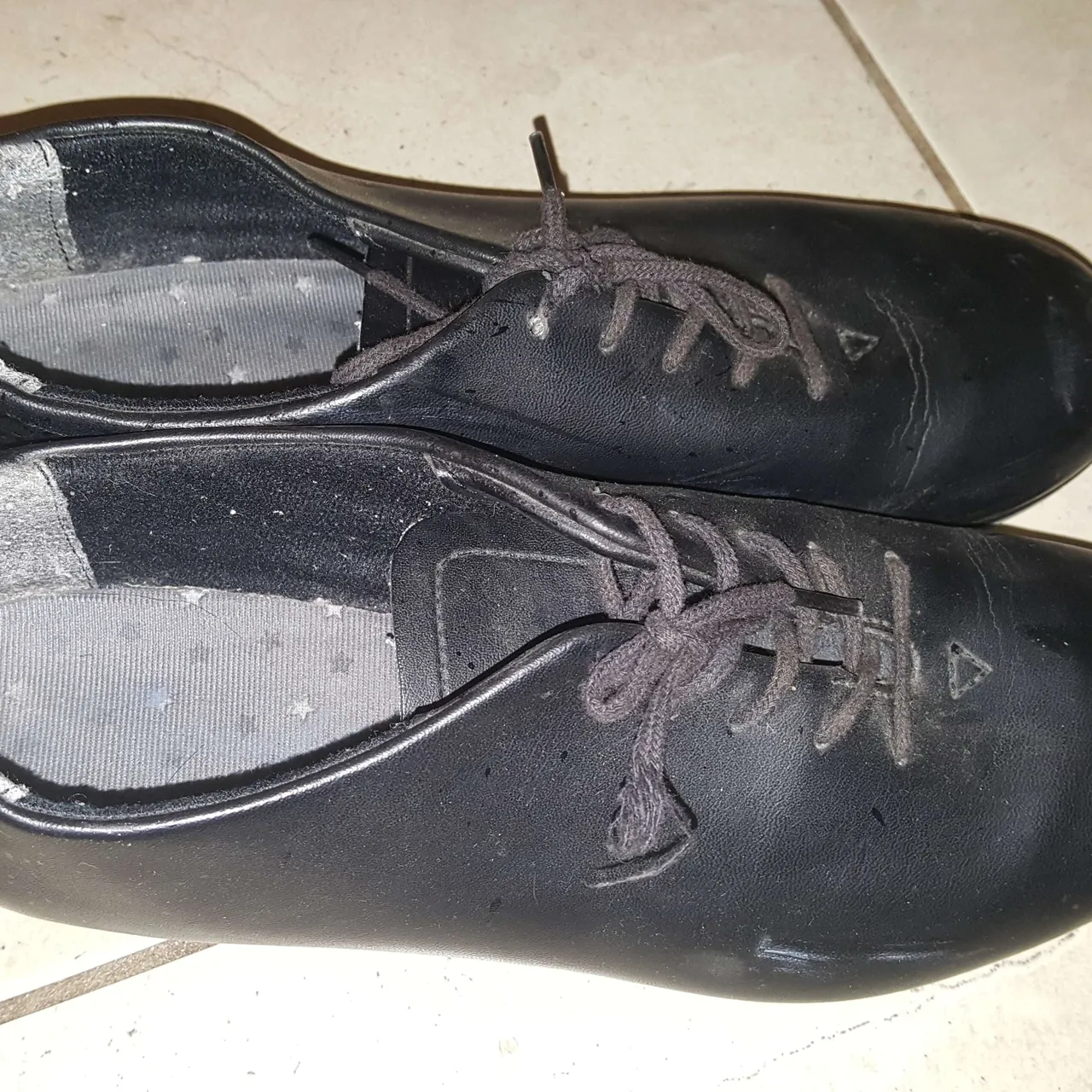 Black Leather Tap Shoes -- great quality, not my size (maybe ... photo 3