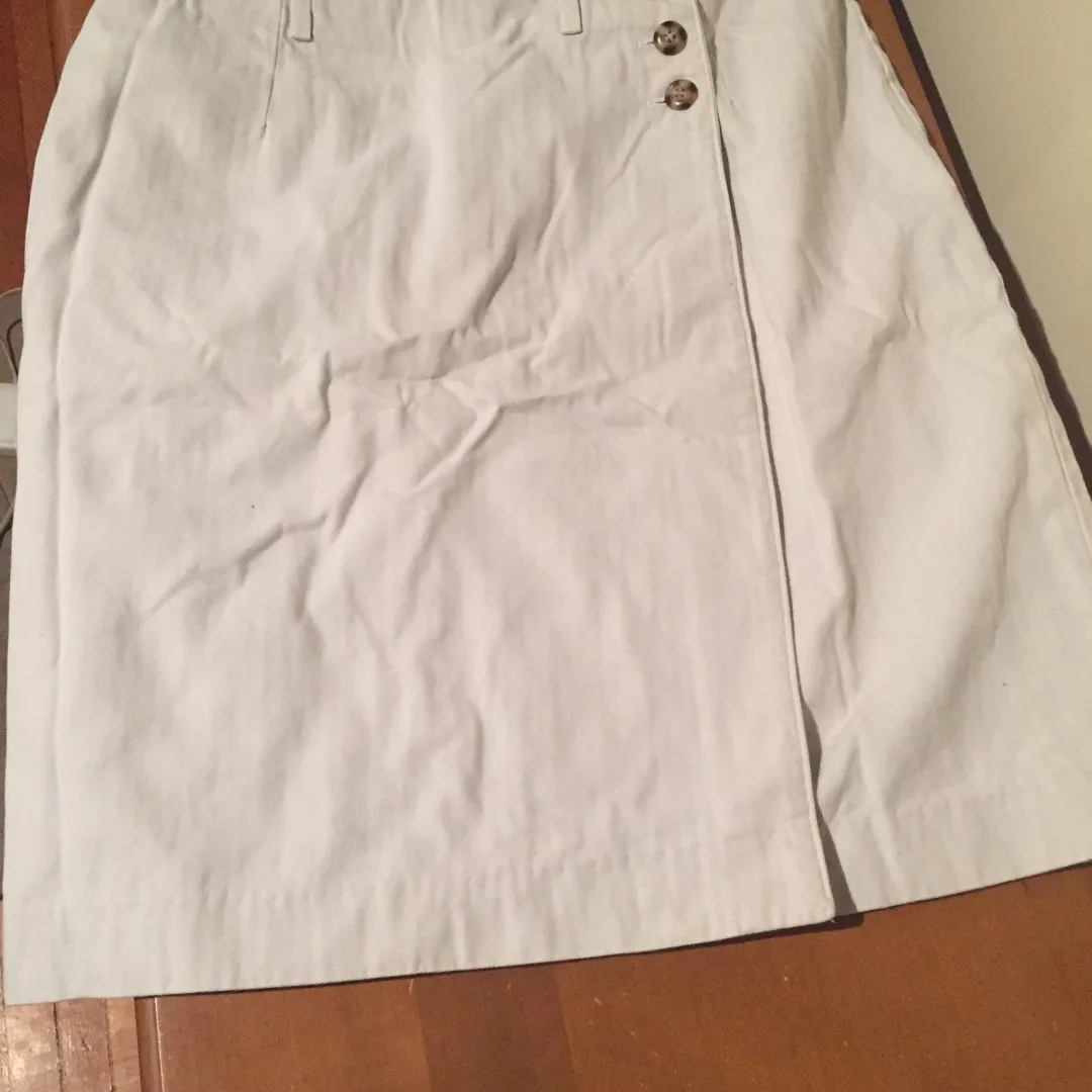 Two Khaki Skirts Size 12 photo 1